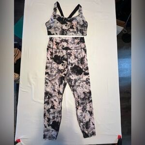 CALIA Inspire Precious Mineral Multicolor Leggings & Sports Bra